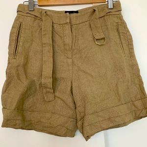 Massimo Dutti linen bermuda shorts